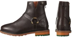 PUSHKAR INTL DS Ladies’ Huntsville Harness Ankle Boots Brown New