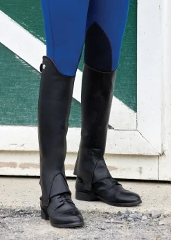 TEXT HORSE DS Ladies’ Perfect Profile Leather Half Chaps Discount