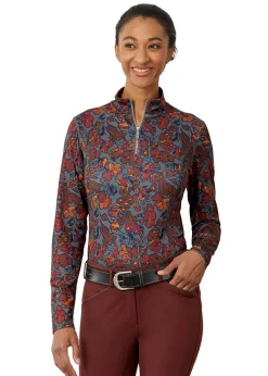 KIRSCH DS Ladies’ Saratoga Long Sleeve Shirt Floral Print Hot