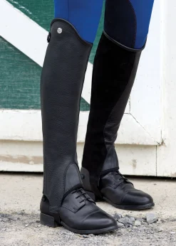 TEXT HORSE DS Ladies’ Stay Tight Leather Half Chaps Sale