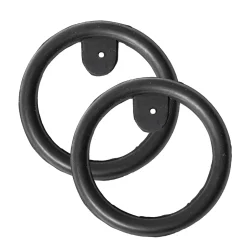 SHIVAM DS Peacock Loop Rings Black Hot