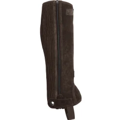 S.K. SHOES AND BOOTS DS Suede Half Chaps with Silicone Grip Patch Best