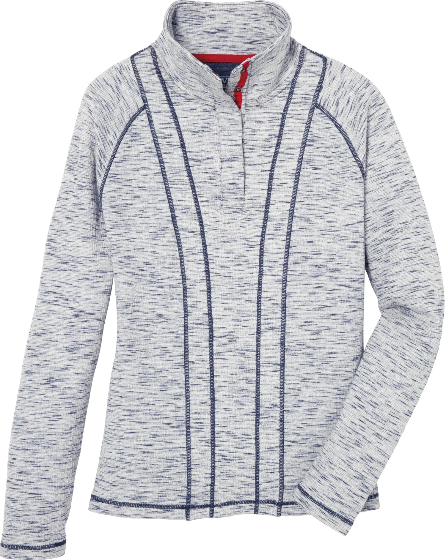 KIRSCH DS Textured Snap Neck Pullover Clearance