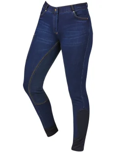 WEATHERBEETA Dublin® Ladies’ Shona Full-Seat Denim Breech Blue Denim/Navy Best