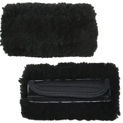 WORLD EQUSTRN BRNDS E.A. Mattes Curb Chain Cover Black Hot