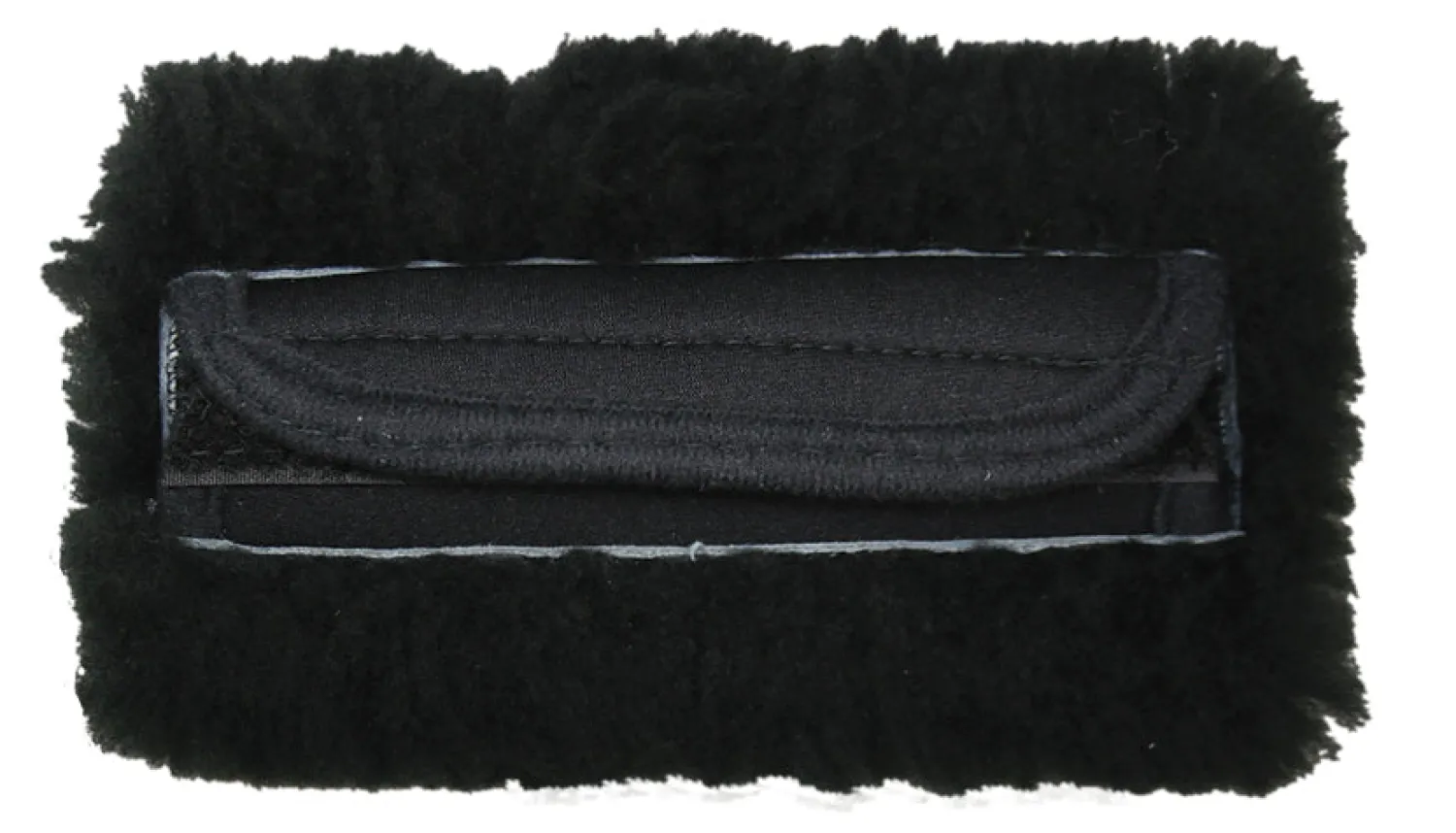 WORLD EQUSTRN BRNDS E.A. Mattes Curb Chain Cover Black Hot