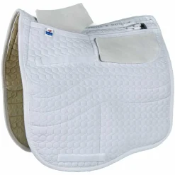 WORLD EQUSTRN BRNDS E.A. Mattes Dressage EuroFit Quilt Only Correction Pad with Pockets for Shims Hot