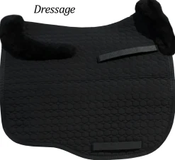 WORLD EQUSTRN BRNDS E.A. Mattes EuroFit All-Purpose Pad without Sheepskin Panels; Front & Rear Trim Only Online