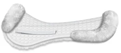 WORLD EQUSTRN BRNDS E.A. Mattes Platinum EWWA Sheepskin All-Purpose Half Pad with Rear Trim Hot