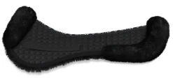 WORLD EQUSTRN BRNDS E.A. Mattes Platinum EWWA Sheepskin All-Purpose Half Pad with Rear Trim Hot