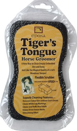 EPONA LTD Epona Tigers Tongue Scrubber Black Best
