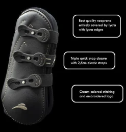 JPC EQUESTRIAN eQuick Glam Front Boots Black Discount