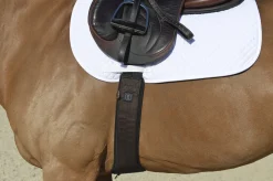 EQUIFIT ® Essential Schooling Girth with SheepsWool™ Liner Brown/Black Hot