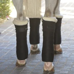 EQUIFIT ® SheepsWool™ T-Foam™ Standing Wraps Black/Natural Discount