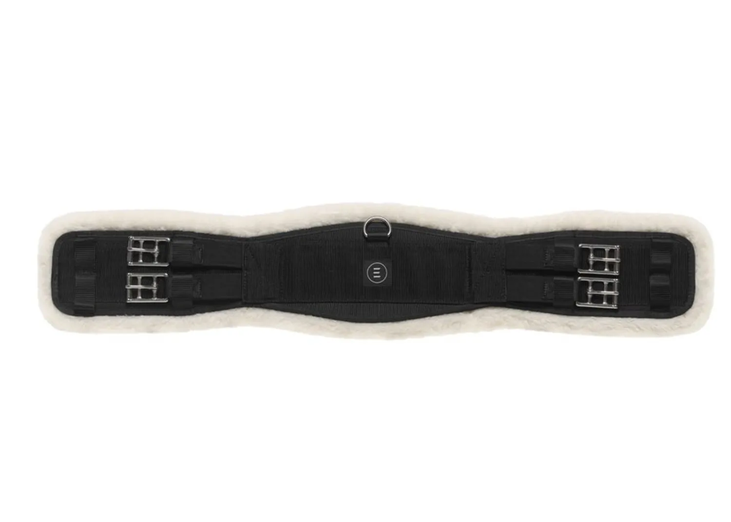 EQUIFIT ® UltraWool™ Essential Dressage Girth Black/Natural
