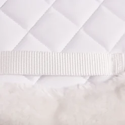 EQUINAVIA Eidsvoll Ultra Fleece Trimmed Show Pad White