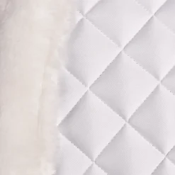 EQUINAVIA Eidsvoll Ultra Fleece Trimmed Show Pad White
