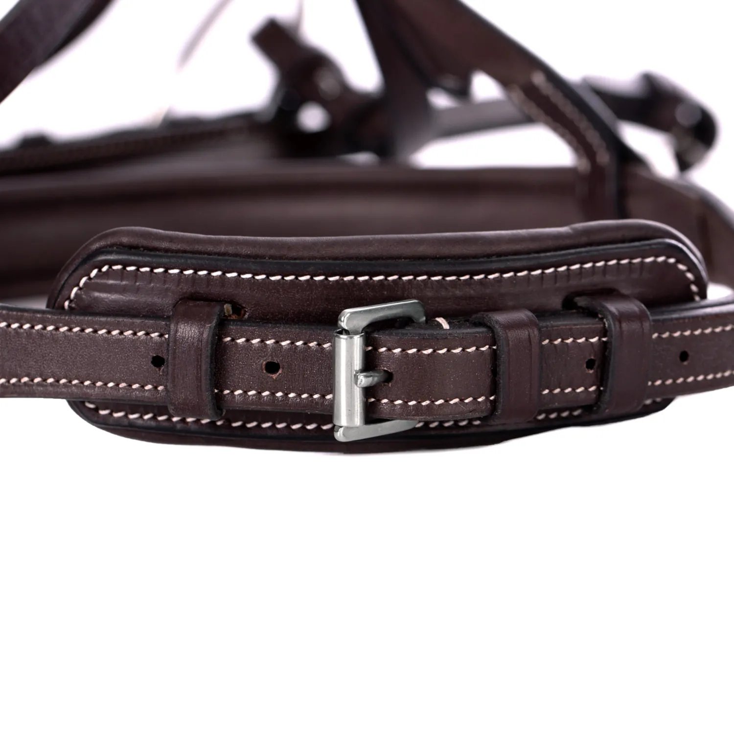 EQUINAVIA Valkyrie Fancy-Stitched Hunter Bridle & Reins Chocolate Brown Sale