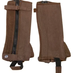 INTREPID INTL Equine Athletics Kids’ Clarino™ Half Chaps Chocolate Online