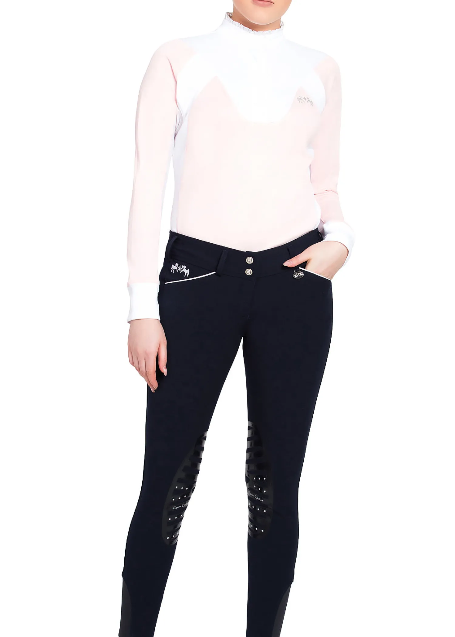 JPC EQUESTRIAN Equine Couture™ Ladies' Brittni Silicone Knee-Patch Breech Outlet
