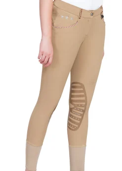 JPC EQUESTRIAN Equine Couture™ Ladies' Brittni Silicone Knee-Patch Breech Outlet