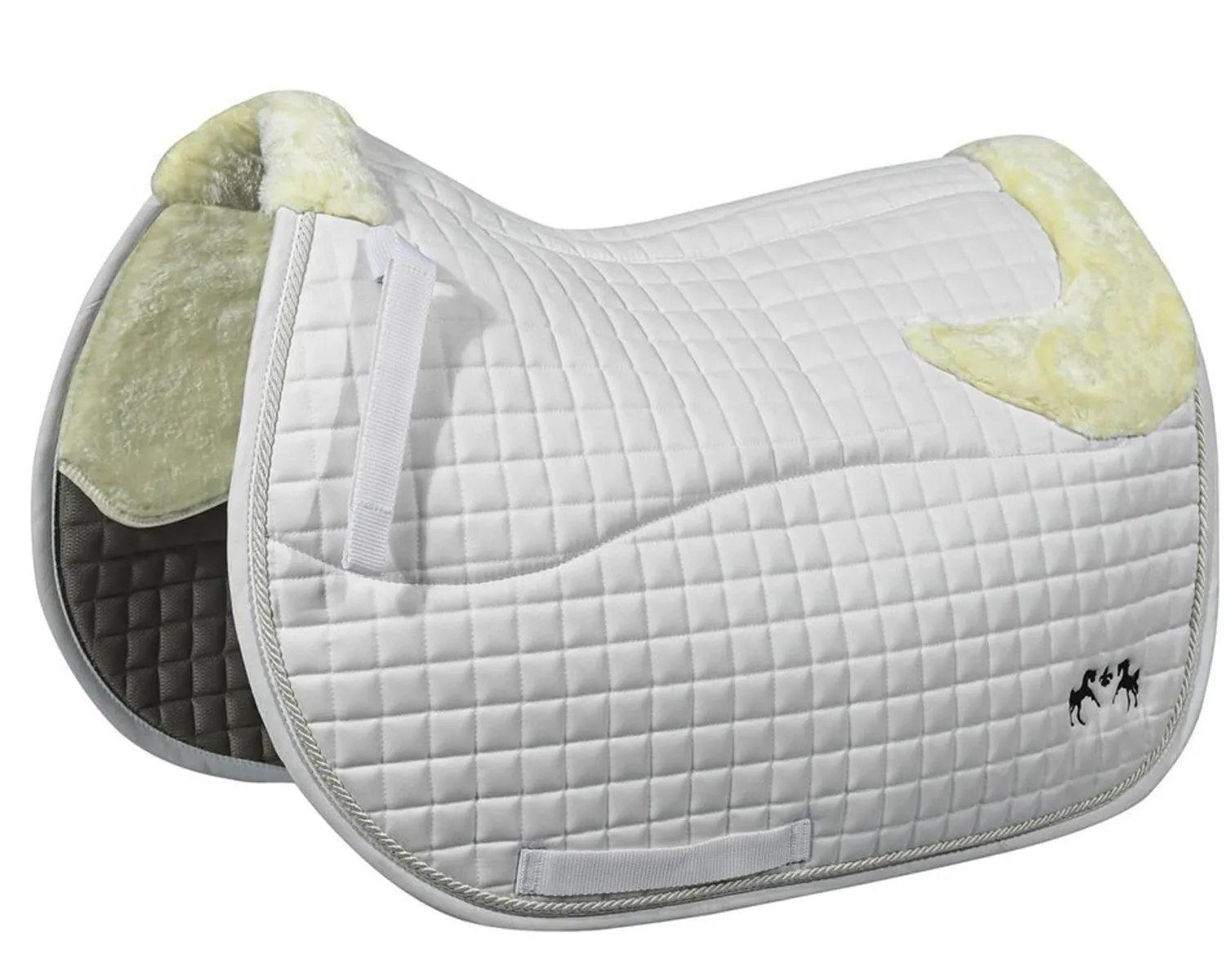 JPC EQUESTRIAN Equine Couture™ Regal All-Purpose Pad with Faux-Mink Fur & Coolmax® Lining Outlet