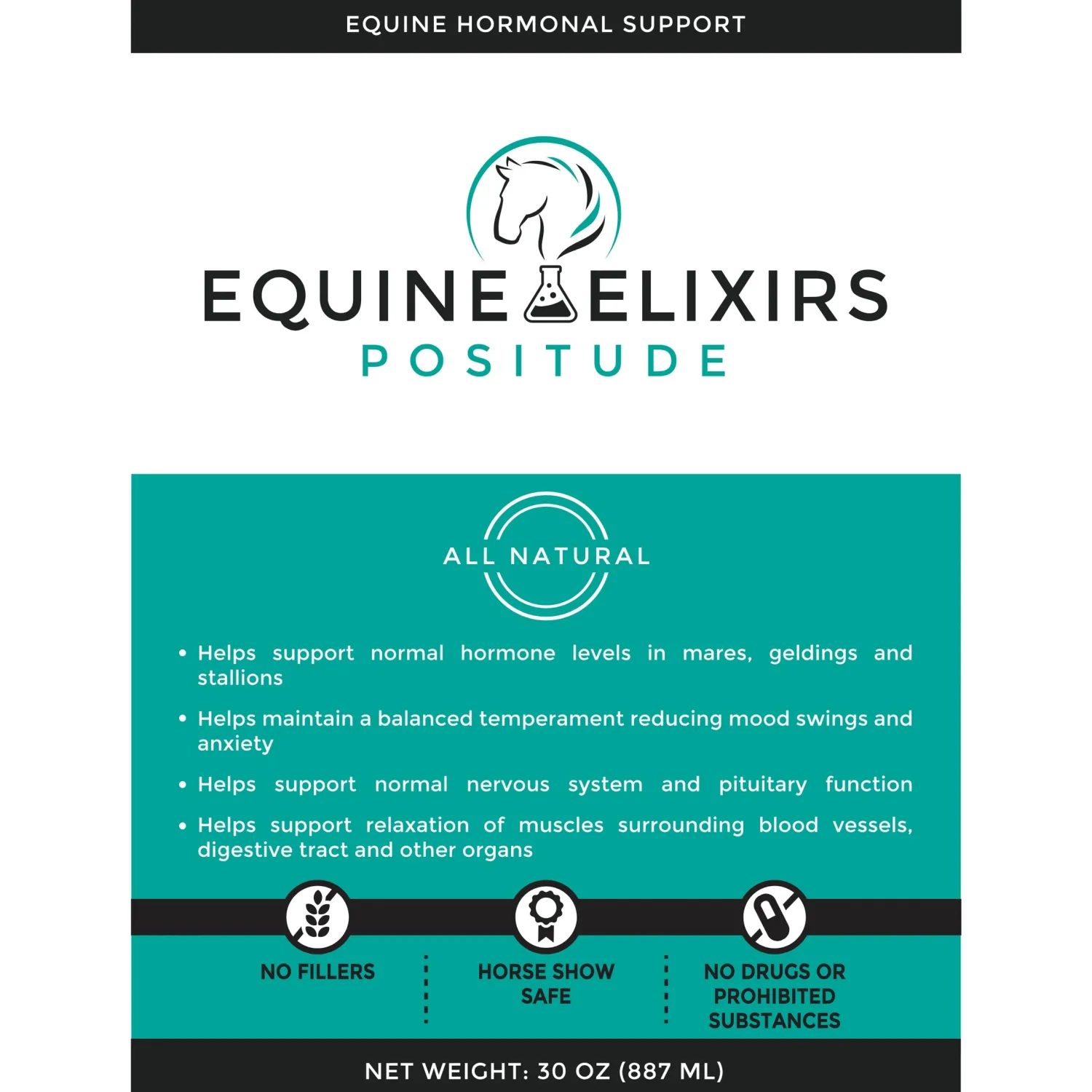 EQUINE ELIXIRS INC Equine Elixir Positude® Outlet