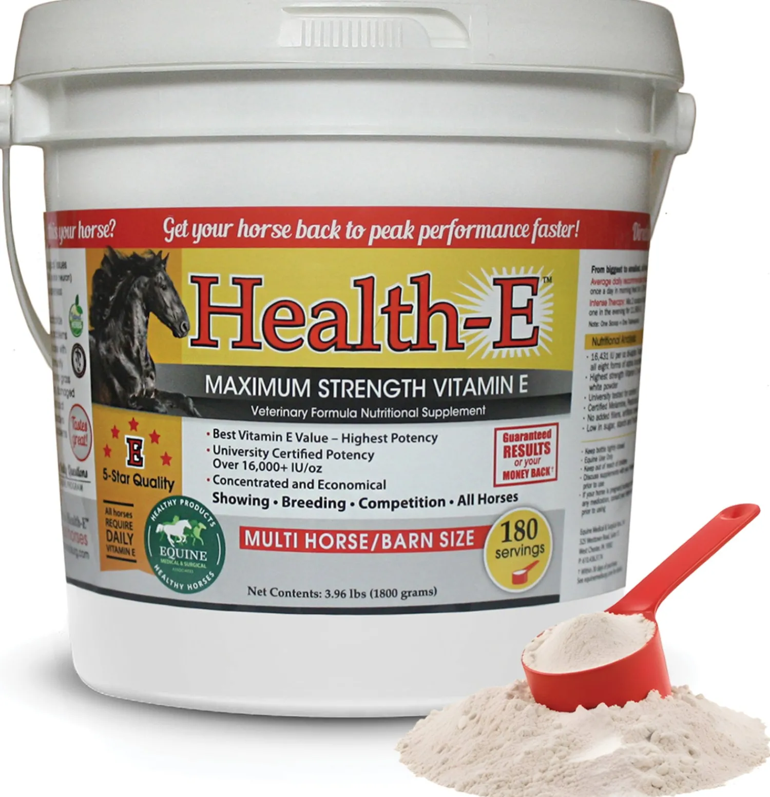 RJ MATTHEWS Equine Medical & Surgical Associates Health-E™ Maximum Strength Best