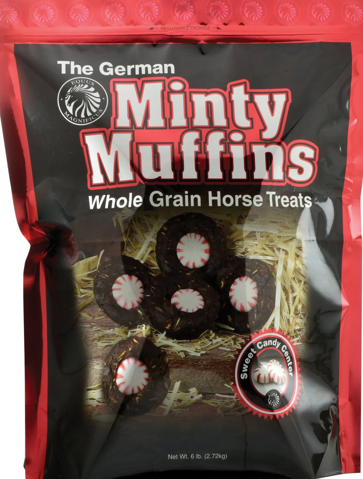 ANIMAL HEALTH INT Equus Magnificus German Minty Muffins - 6 lbs. Clearance