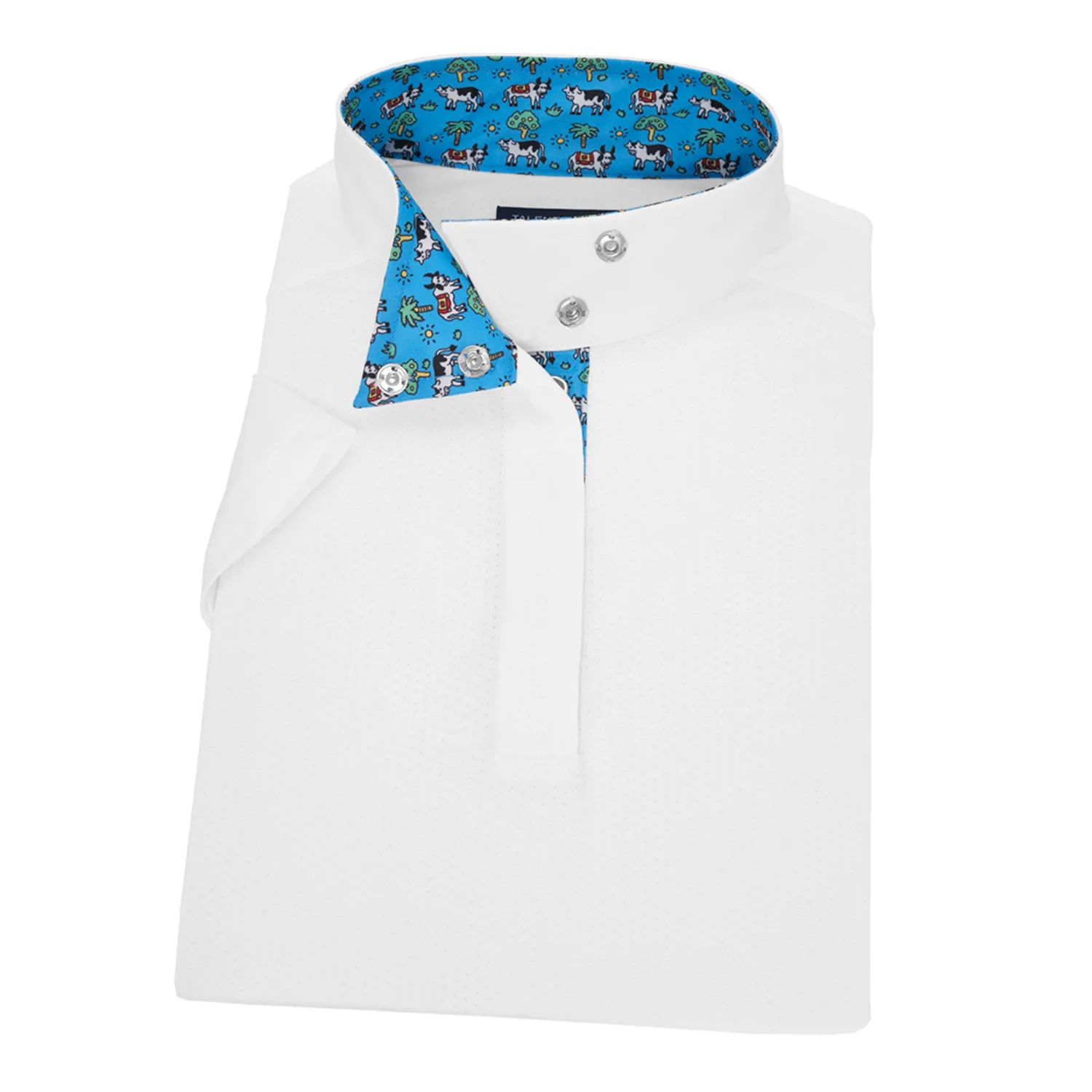 ESSEX CLASSICS Girls’ Talent Yarn Short Sleeve Show Shirt Clearance