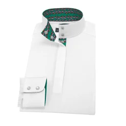 ESSEX CLASSICS Ladies’ Talent Yarn® Straight Collar Long Sleeve Show Shirt Discount