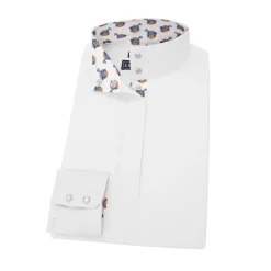 ESSEX CLASSICS Ladies’ Talent Yarn® Straight Collar Long Sleeve Show Shirt Discount