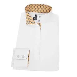 ESSEX CLASSICS Ladies’ Talent Yarn® Straight Collar Long Sleeve Show Shirt Discount