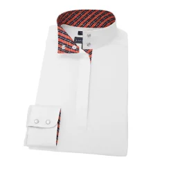 ESSEX CLASSICS Ladies’ Talent Yarn® Straight Collar Long Sleeve Show Shirt Discount