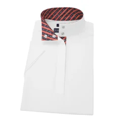 ESSEX CLASSICS Ladies’ Talent Yarn® Straight Collar Short Sleeve Show Shirt New