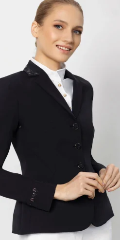 INTER API LTD Fair Play® Ladies’ Taylor Chic RoseGold Show Coat Black Outlet