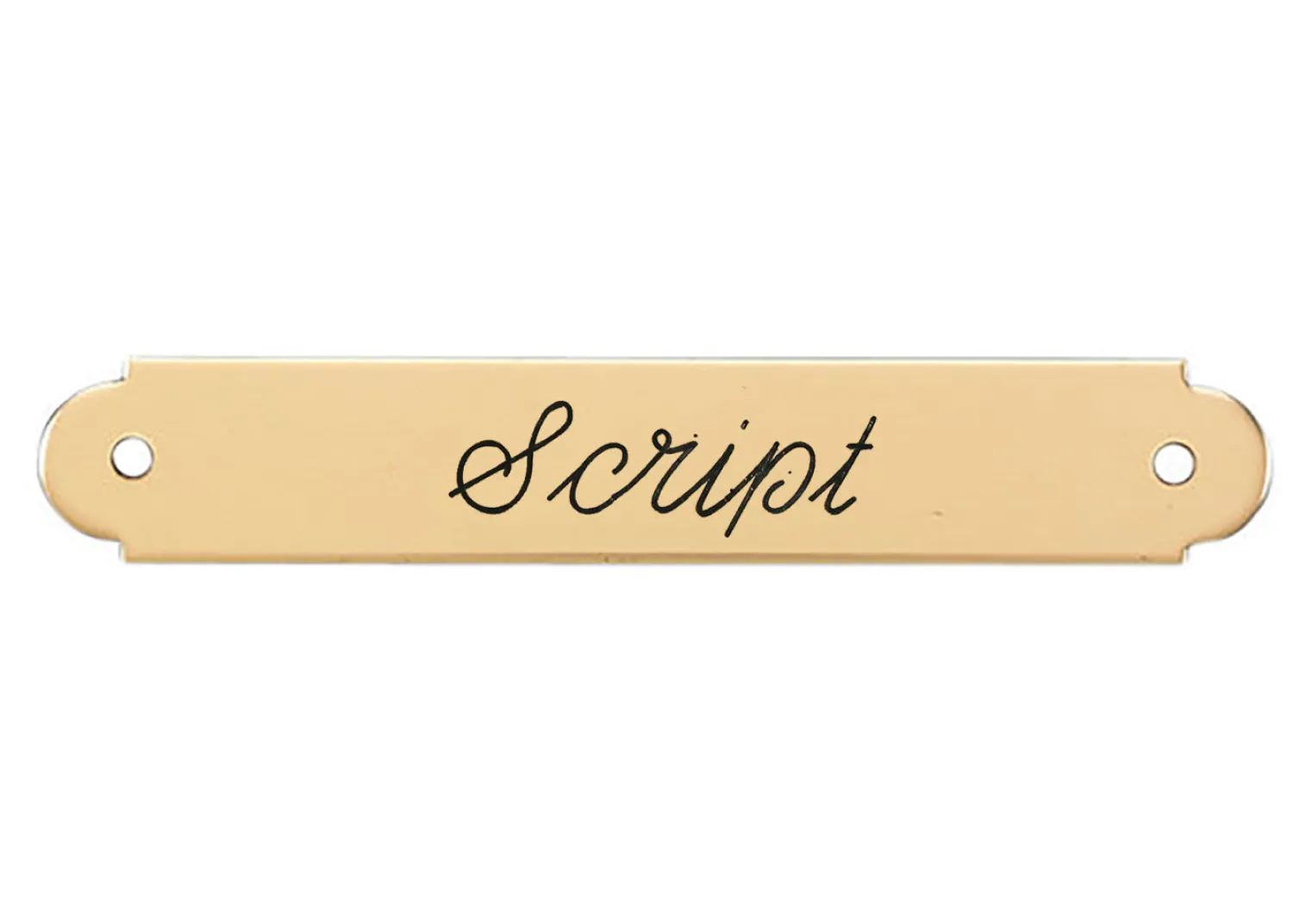 DOVER DROPSHIP Fancy Halter Nameplate - 3 lines Online