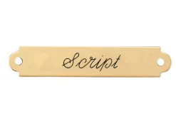 DOVER DROPSHIP Fancy Saddle Nameplate Outlet