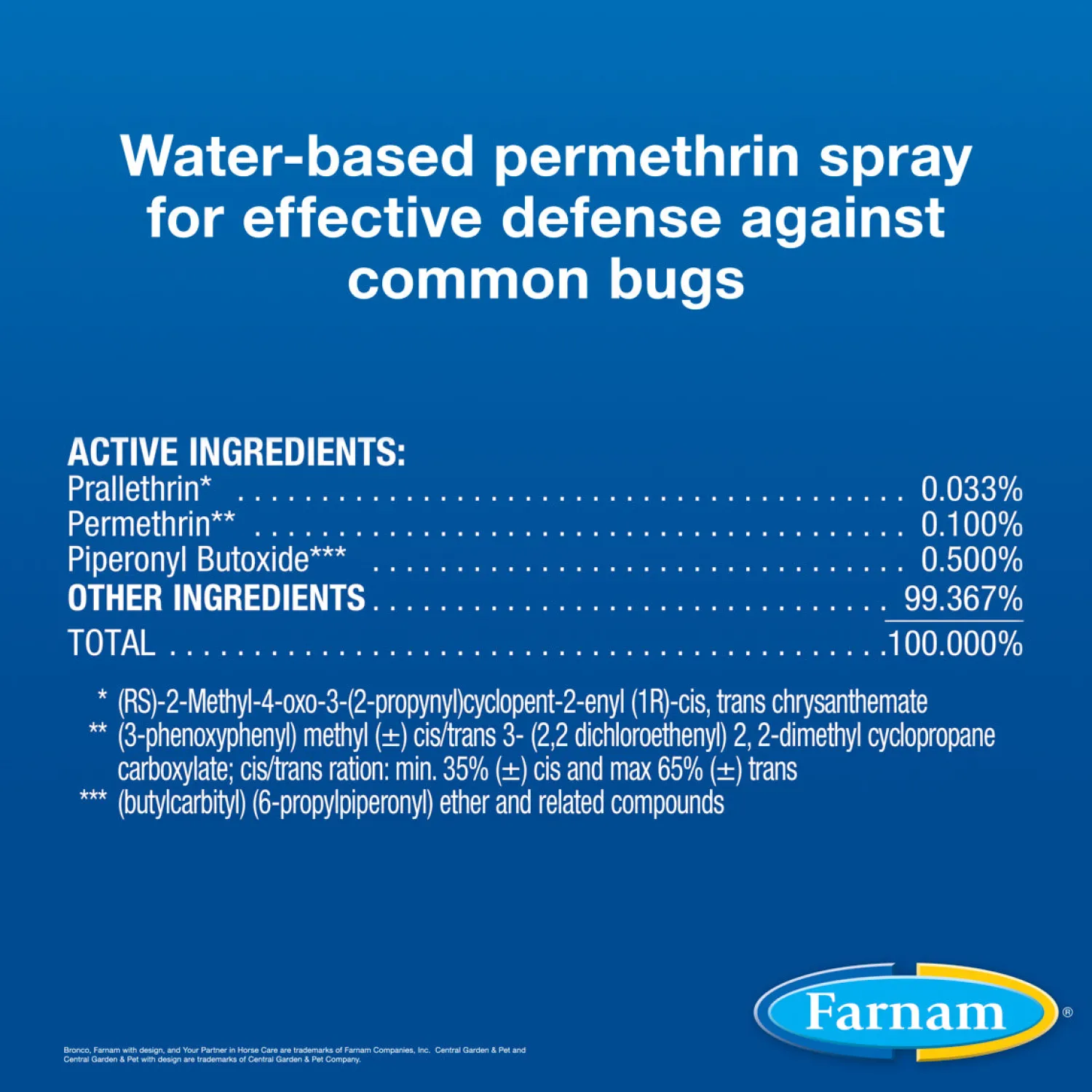 ANIMAL HEALTH INT Farnam® Bronco® E Fly Spray Sale