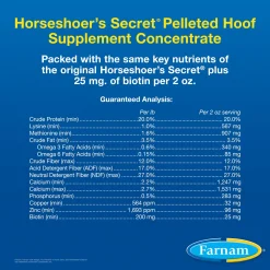 ANIMAL HEALTH INT Farnam® Horseshoer’s Secret® Concentrate Pelleted Hoof Supplement