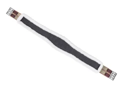 INT RIDING HELMET Flex Rider® Comfort Flo™ All-Purpose Nonslip Neoprene Girth with White Fleece Edge Chocolate Sale