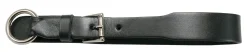 TORY LEATHER Girth Loop With Buckle Black Clearance