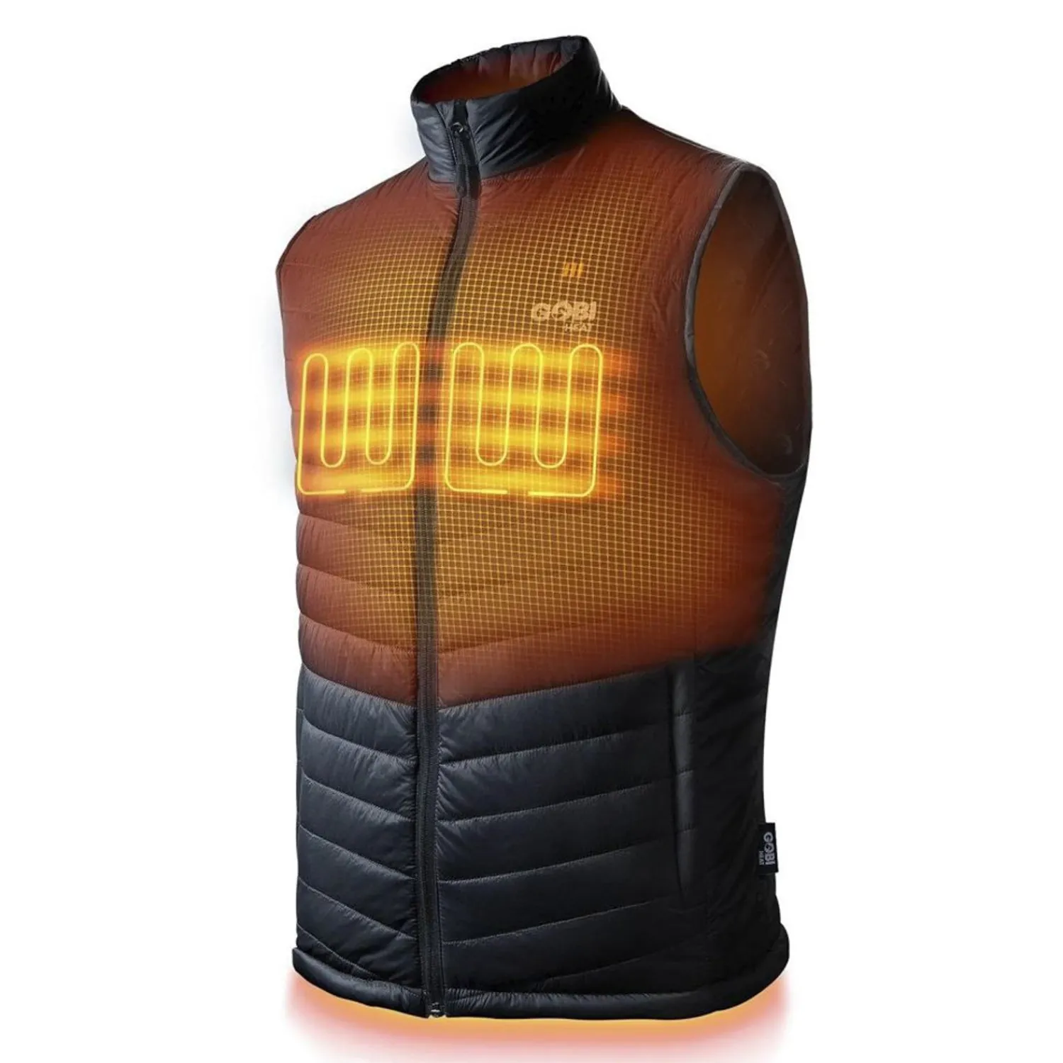 FULFILLMENT SERVICES Gobi Heat® Men’s Dune 3-Zone Heated Vest Onyx Sale