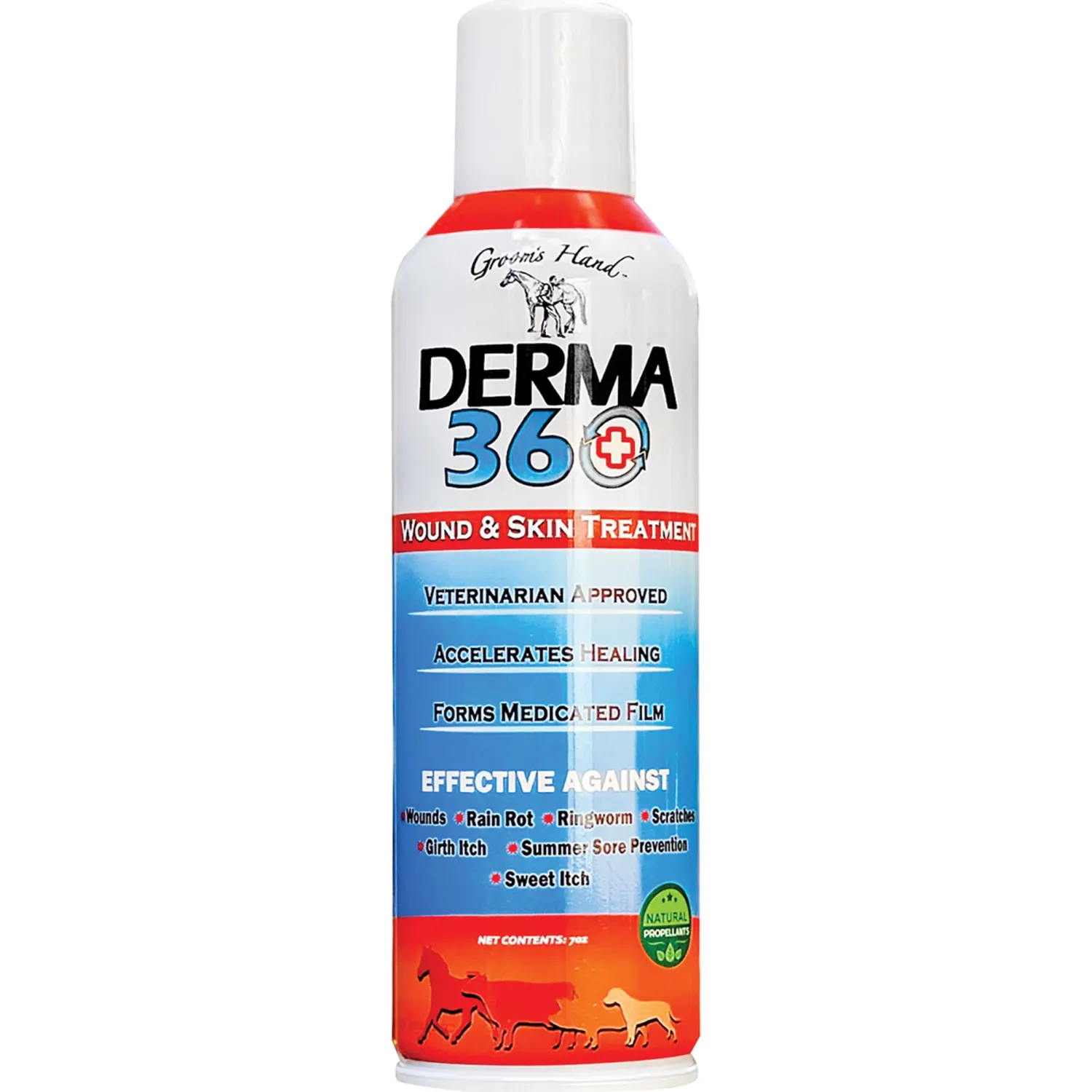 RJ MATTHEWS Groom’s Hand Derma 360 Wound Treatment® Clear Hot