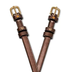 HALTER EGO ® Catalonia Leather Spur Straps Metallic Bronze Patent Online