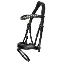 HALTER EGO Ocala Snaffle Bridle Black Patent Best