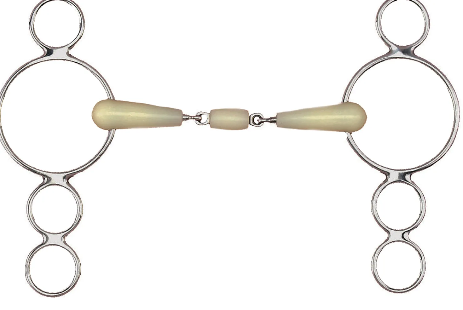 ERS Happy Mouth Bits® Double-Jointed 3-Ring Elevator Bit New