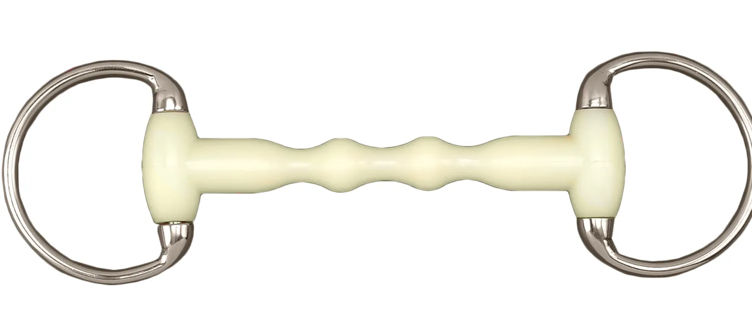 ERS Happy Mouth Bits® Shaped Mullen Mouth Eggbutt Bit Hot