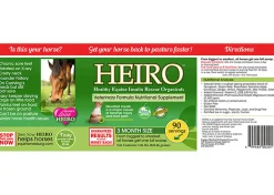 RJ MATTHEWS Heiro™ Healthy Equine Insulin Rescue Organical Hot