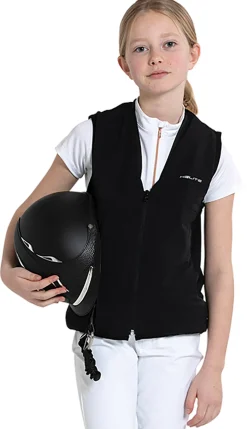 HANSEN DISTRIBUTION Helite Children’s Zip’In 2 Airbag Vest Black Hot